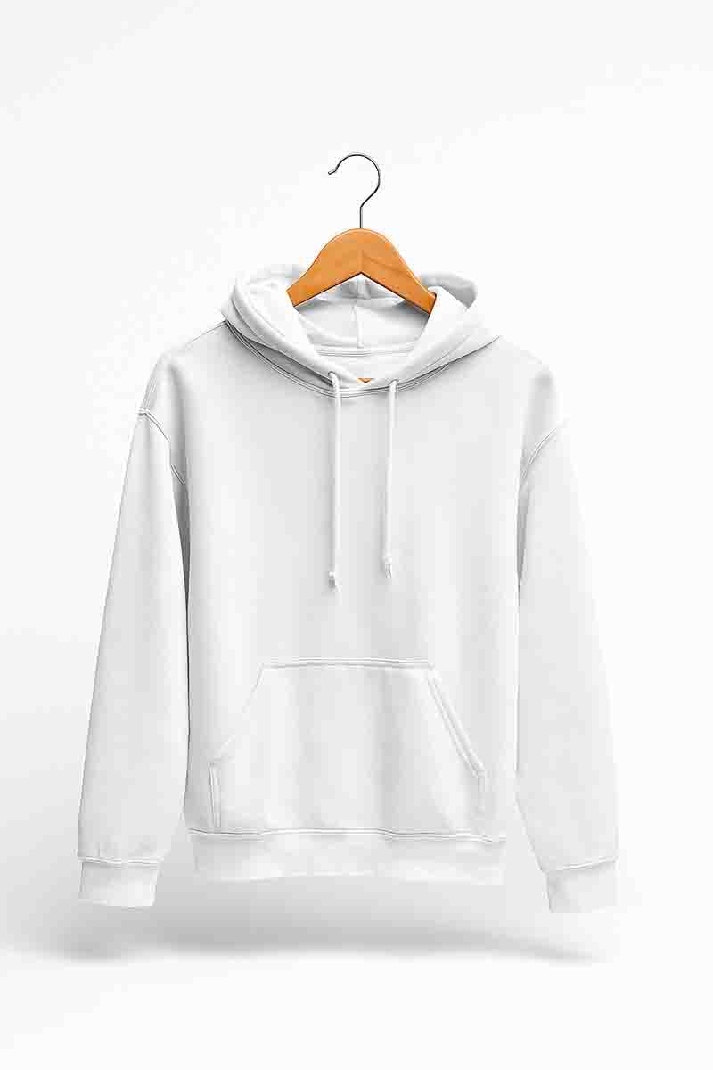 White Heavy Blend Oversized Hoodie – XL